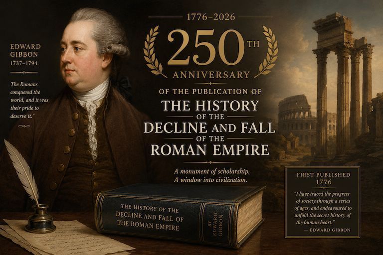 Econlib's tweet photo. "Freedom is the first wish of our heart." Gibbon saw liberty as both natural aspiration &amp; historical tragedy. Our new Liberty Matters essay explores what the author of Decline and Fall really believed about freedom. https://t.co/o4secyS1iJ… https://t.co/MpXJpAdHyM
