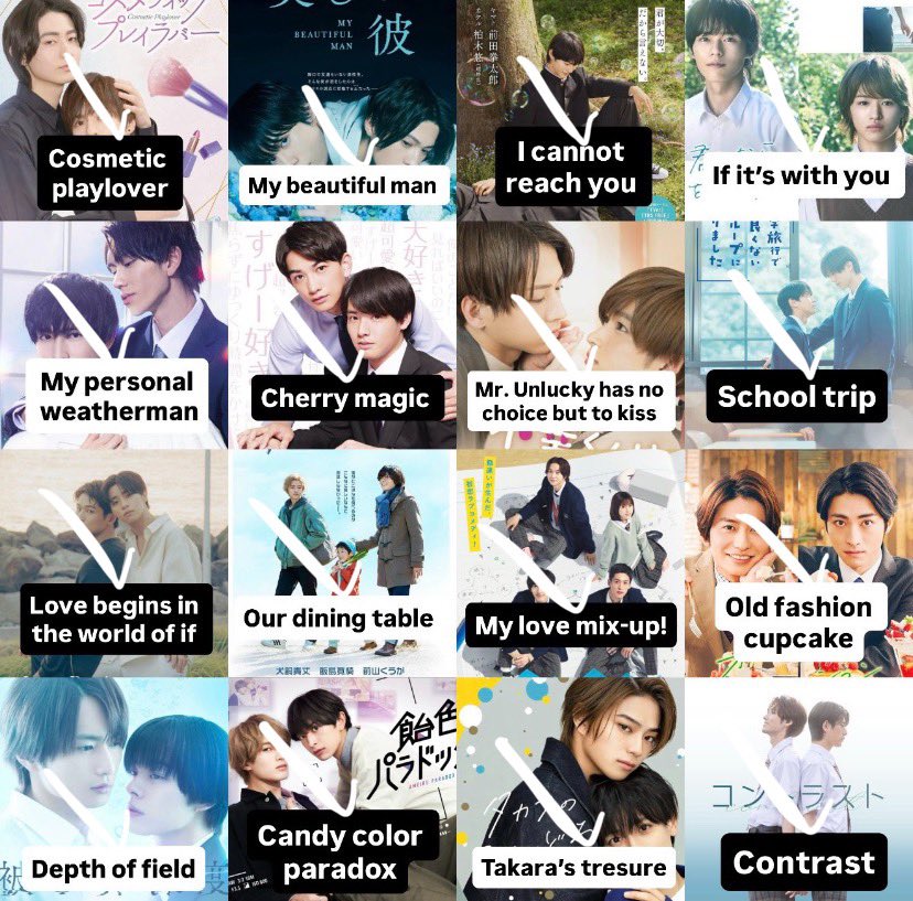 breakingtheice's tweet photo. when i started watching bls last year, i made it a goal to watch all of the jbls i could find. don’t worry, the 2 i haven’t watched are in my watchlist lol also i’m always taking recommendations! but i’m ngl, i’ve probably seen it already 🙃 is that bad? LOL https://t.co/frM84uAYrH