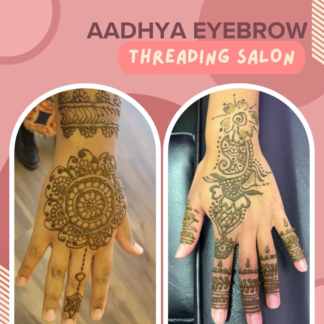 aadhya_salon's tweet photo. Step into our beauty salon where henna artistry brings your vision to life. From delicate patterns to bold designs, every detail is crafted with care. Schedule your henna session today and elevate your style. #BeautySalon
https://t.co/eqNETobOro https://t.co/D4JfxdIhx3
