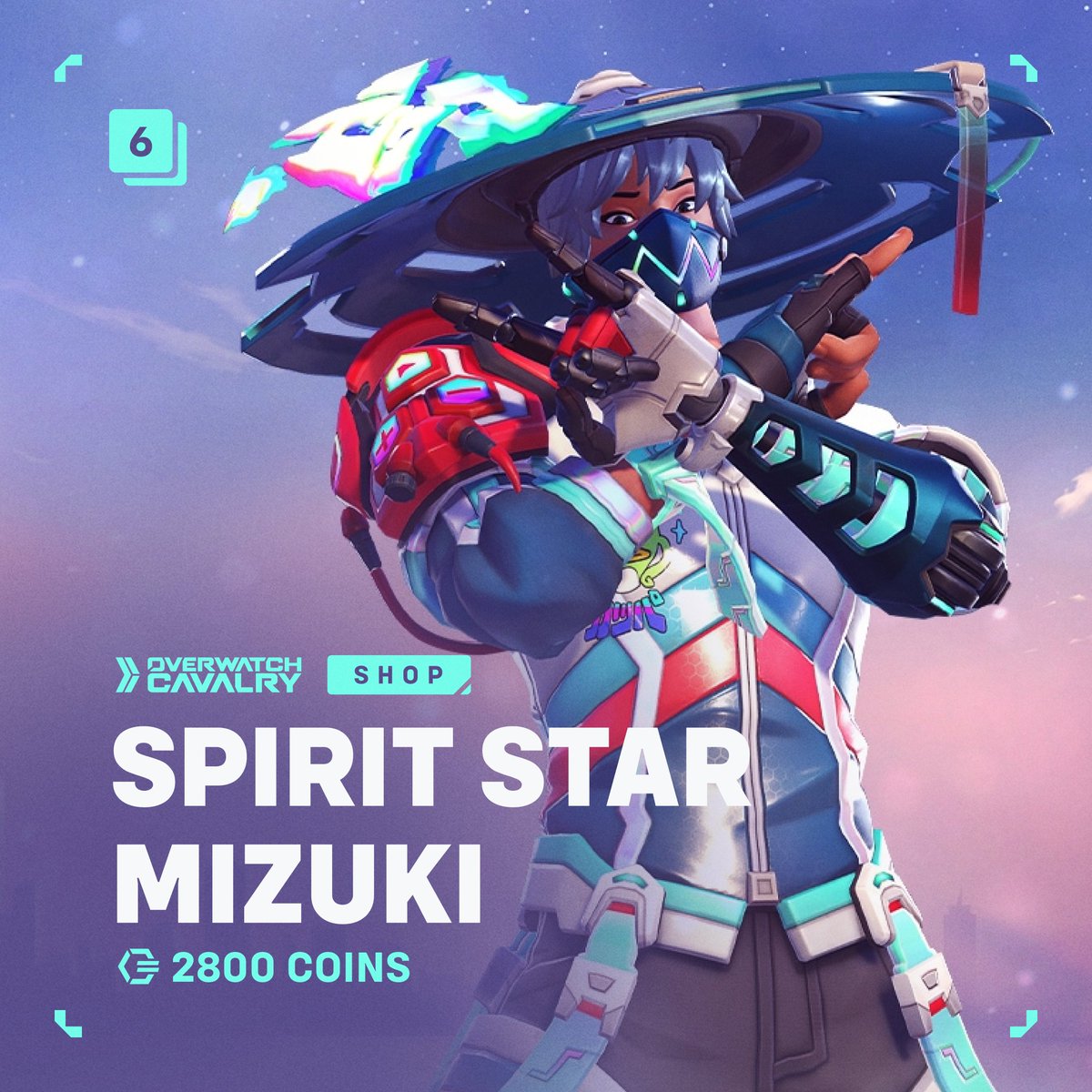 OWCavalry's tweet photo. New #Overwatch x YOASOBI Shop Bundle: Spirit Star Mizuki ⛓️

🛒 Available in-game now for 2800 Overwatch Coins. https://t.co/akMJhcqF63