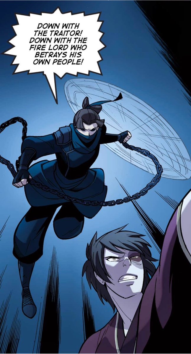 TheFootballHis's tweet photo. @brainstorm_chan Let me put it this way. An assassin wouldn’t get this close to killing Azula. https://t.co/NzVaxMzPSe