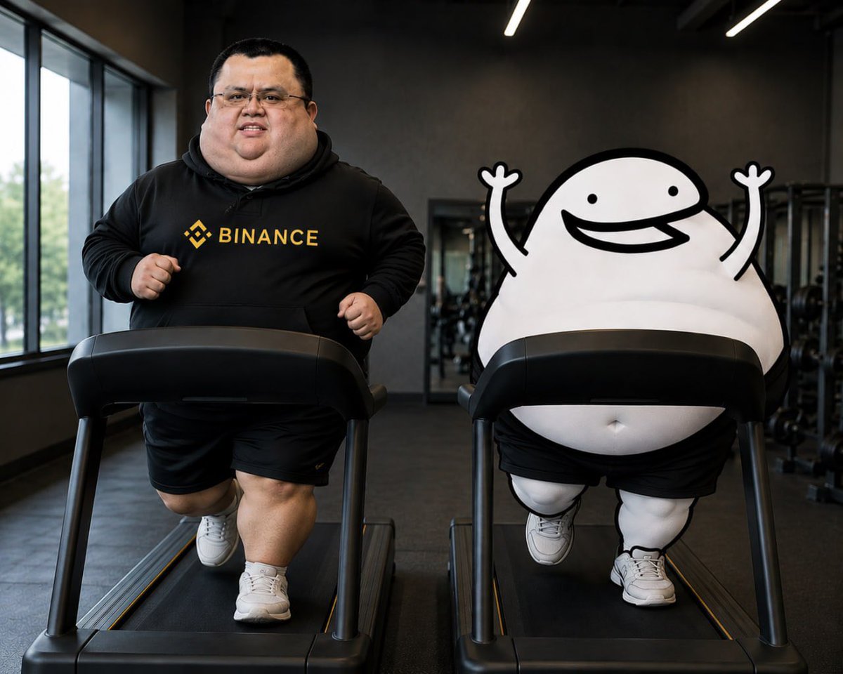 florkbnbcto's tweet photo. The Binance intern promised he’d start exercising after the bull market.
Nobody expected him to start during it. 😂 https://t.co/zWN1ZoPNBr