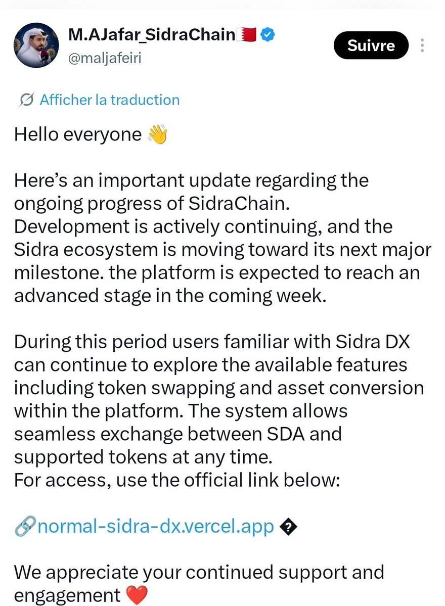 Mdridi1988's tweet photo. 🚨 Sidra Community Warning
This account is impersonating CEO Mohammed Al Jifairi and promoting an unofficial app. Do not download it or connect your wallet. Always verify through official Sidra sources.
#Sidra #SidraChain #SidraCoin #CryptoSecurity #ScamAlert #StaySafe #DYOR https://t.co/vwI6yymbjL