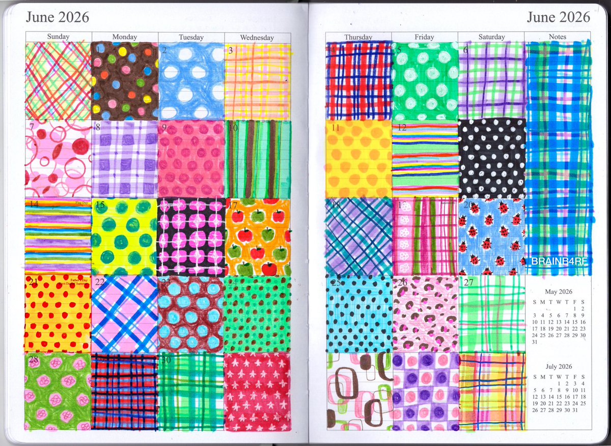 brainb4rf's tweet photo. june doodle a day!!! the pattern edition :•) https://t.co/hDQKiSFtHk