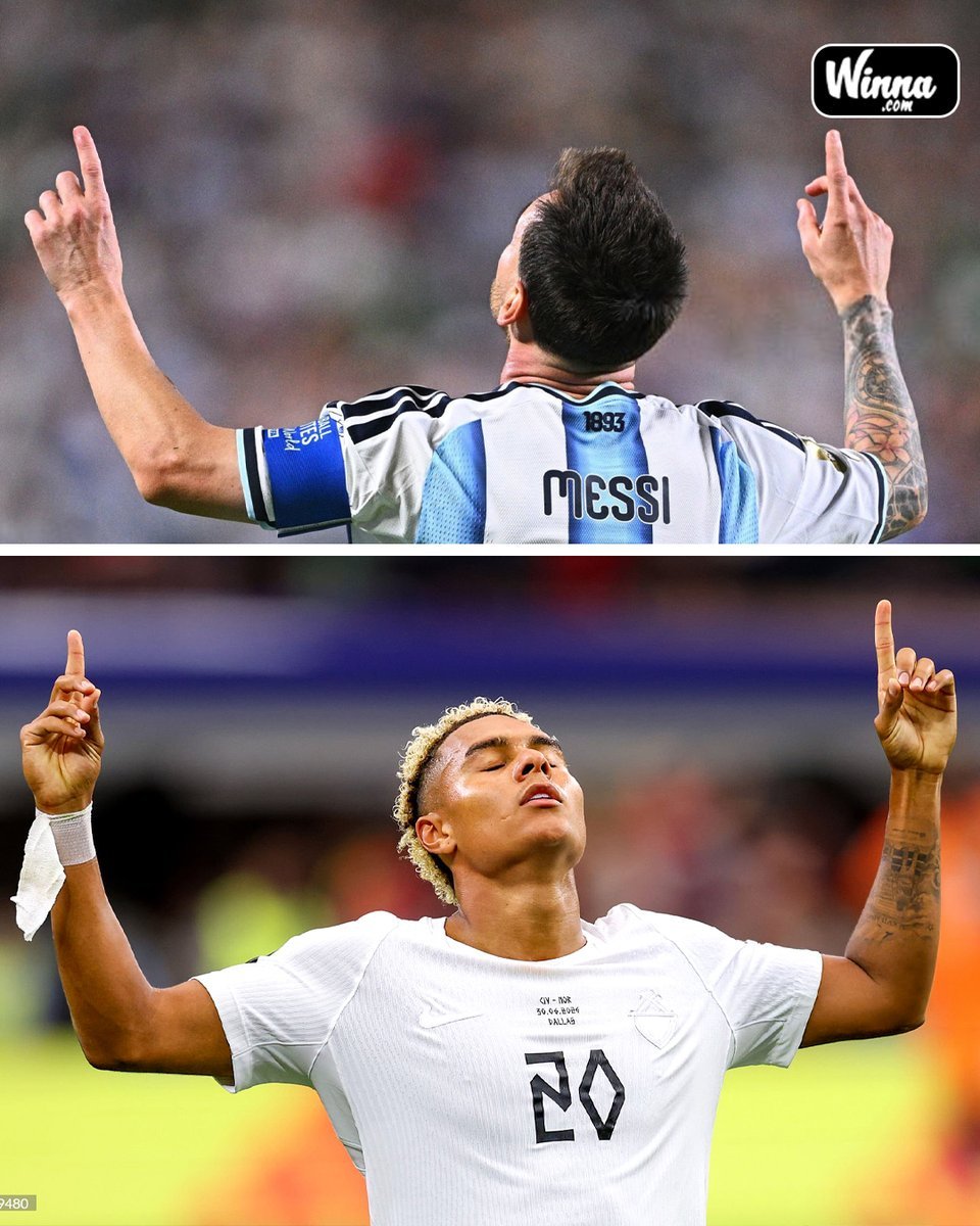 TrueeeCricketer's tweet photo. 🚨| Antonio Nusa did Messi celebration after scoring Messi-esque goal.😳
#Norway #Musa #NorvsCiv #Fifa2026 https://t.co/BJ77mk7fgO