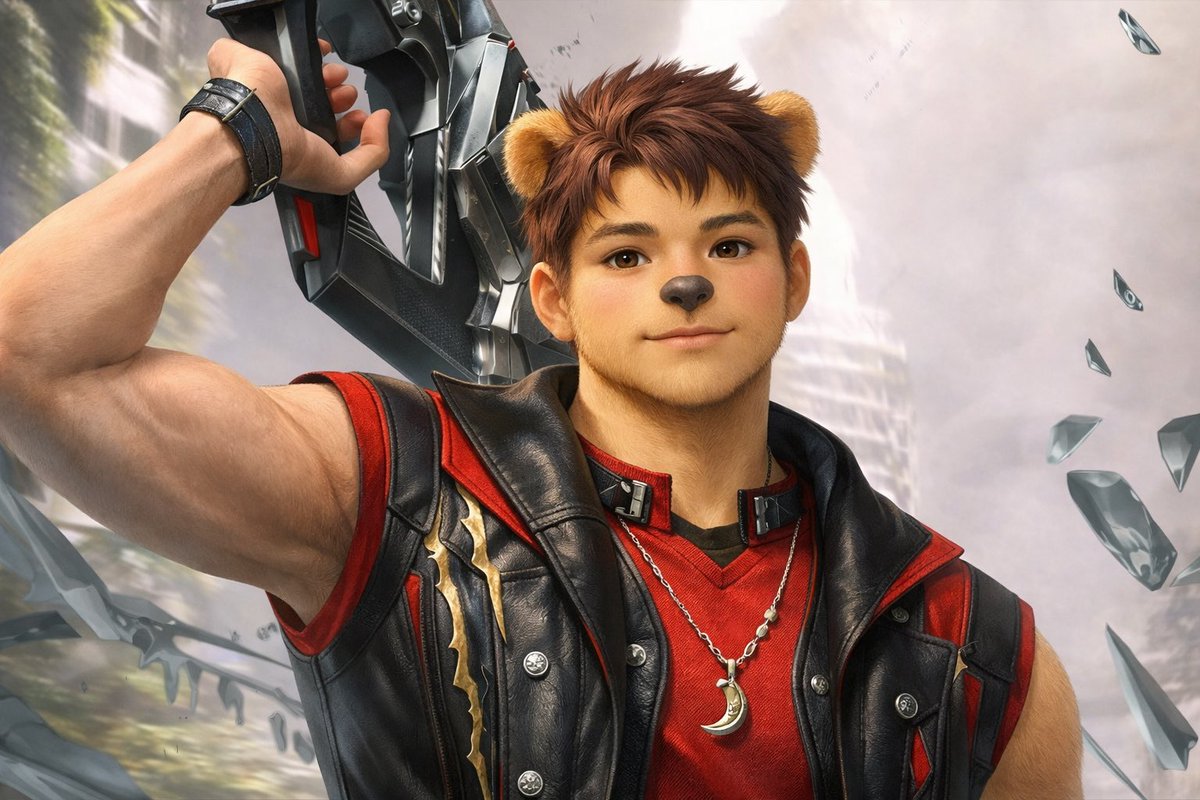 BamBamRicky's tweet photo. @Love_Deepspace I don’t know what’s this all about, but maybe the CN fans prefer a more familiar look? 🐻 https://t.co/2dslYyaJGD
