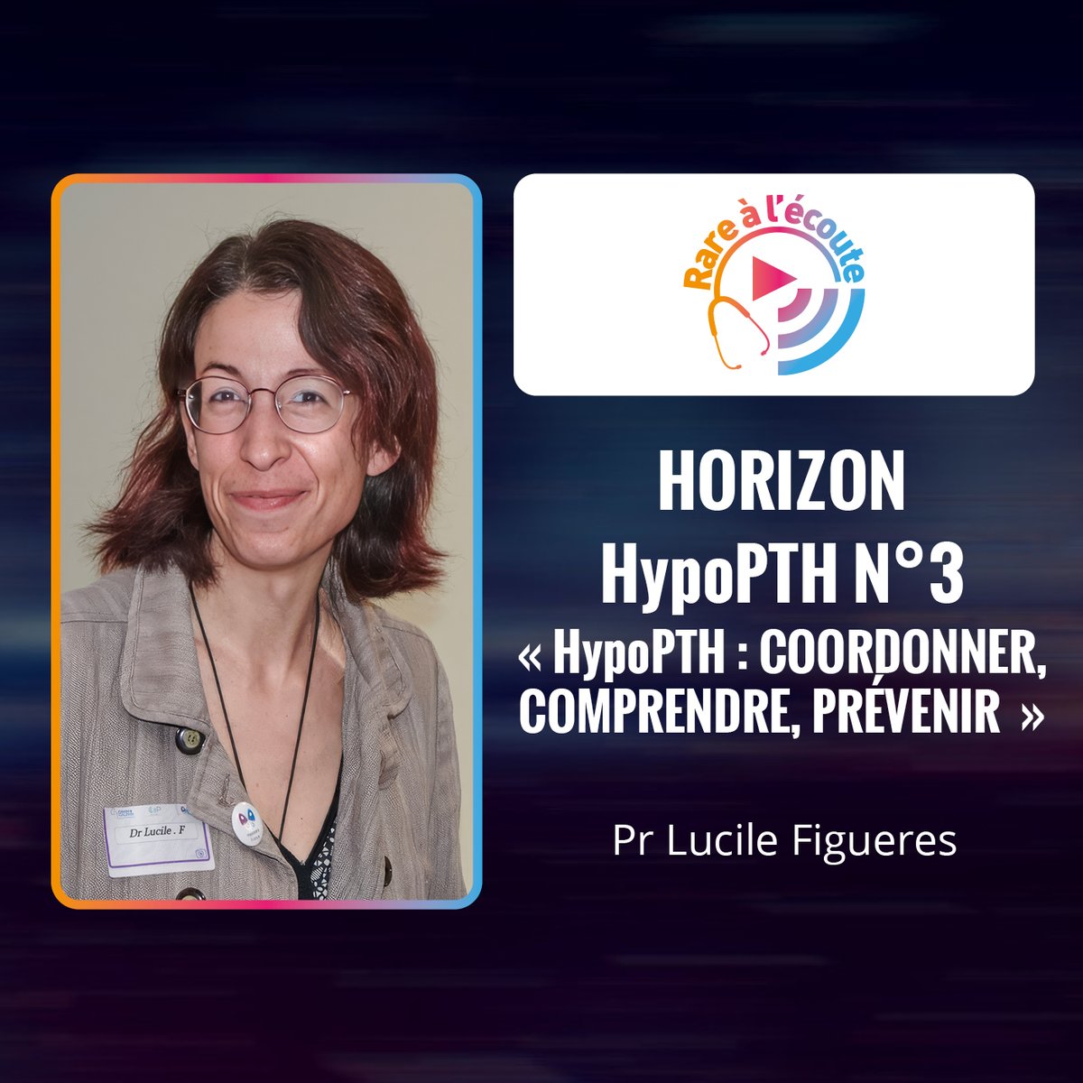 EcouteRare's tweet photo. Comment un centre expert, une filière de santé et une association de patients peuvent-ils faire évoluer le parcours de soins dans l’hypoparathyroïdie ? 

Le Pr Lucile Figueres (@CHUnantes) revient sur la Revue Horizon HypoPTH et les initiatives développées avec la filière OSCAR : https://t.co/1tdct7HCIS

📄 Découvrir la Revue Horizon : https://t.co/TaWU4gBswe  

#RevueHorizon #HypoPTH #MaladiesRares #RAREalecoute @FiliereOSCAR @fdmaladiesrares @maladierareinfo @AllianceMR @Orphanet @BNDMR 
_______________________________
RARE à l’écoute est le 1er média d’influence entièrement dédié aux maladies rares :
- Un podcast pour faire entendre les voix de celles et ceux qui vivent, soignent et accompagnent ces maladies souvent invisibles.
- Les Revues Horizon pour mettre en lumière les meilleures initiatives des centres experts, pour inspirer et connecter les professionnels de santé.
- Des lives engagés, pensés pour les patients, leurs proches et les associations.
Un média indépendant, engagé et utile, au service d’un meilleur parcours de soin pour les patients atteints de maladies rares.
Toutes nos ressources utiles sont accessibles gratuitement sur : https://t.co/di4hTrghwa