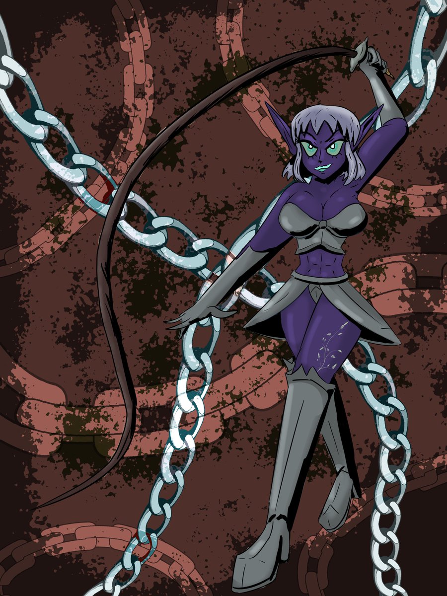 CLIFFTONIC_ARTS's tweet photo. Don't make me regert this...

Her name is Moira, she used to be part of Ingvy's fertility knights before joining the demons and anti gods in Anima Avatar. https://t.co/Q9GFo1dFv6