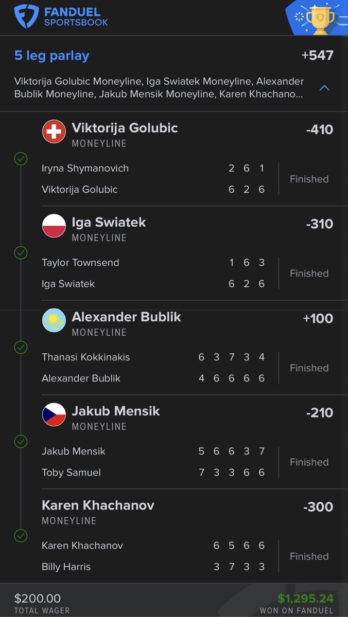 BigGucciBets's tweet photo. Betting on wimbledon while yall bet on the World Cup https://t.co/cR70Fb1UAs