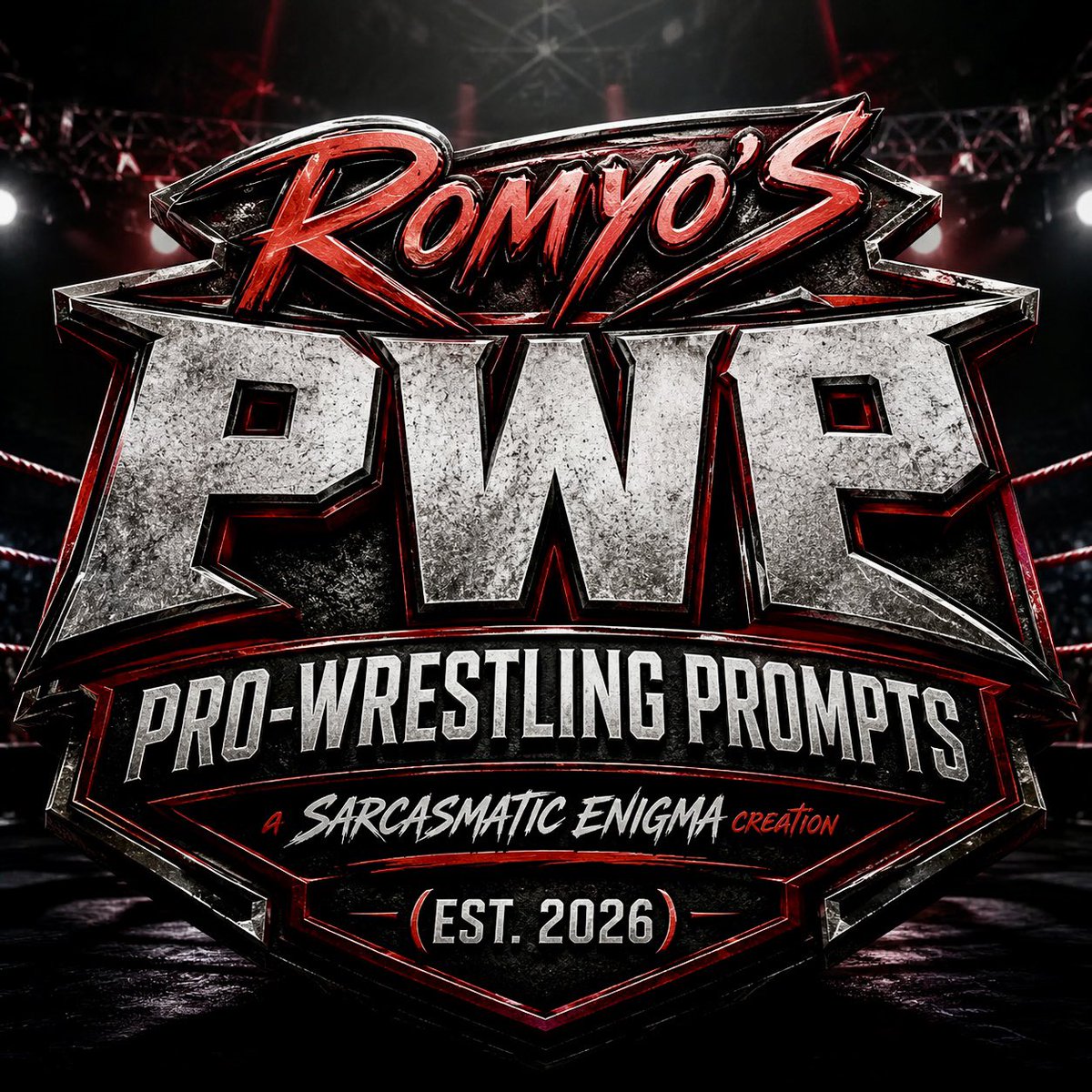 SarcasmaticOne's tweet photo. Using creative prompt frameworks of storytelling scenarios with AI-generated visual and textual concepts to write fictional narrative arc that drive deep through plots and twist surrounding a fantasy wrestling promotion:

 Pro-Wrestling Prompts #TikTok 

https://t.co/szmXY5My3z https://t.co/9bAoYKZCNB