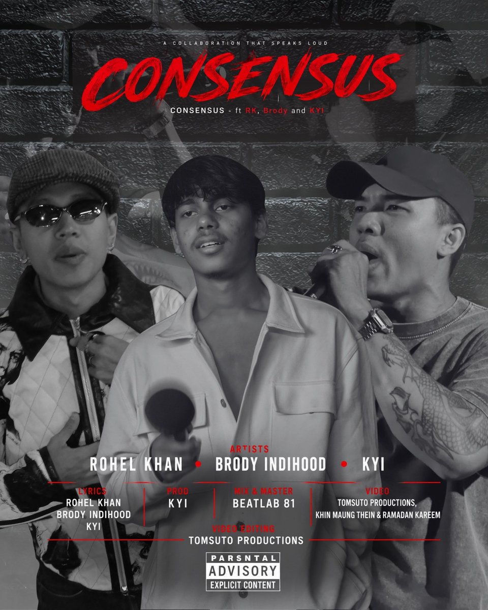 Abdulla_AH7's tweet photo. A rap song “CONSENSUS” in three different languages such as English, Burmese & Rohingya from diverse community singers in Myanmar is a voice for “Justice & Peace” in Myanmar is releasing tomorrow.
#myanmar
#rohingya
#rapsong
#justice
#peace https://t.co/Jhy6Jgr9Dl