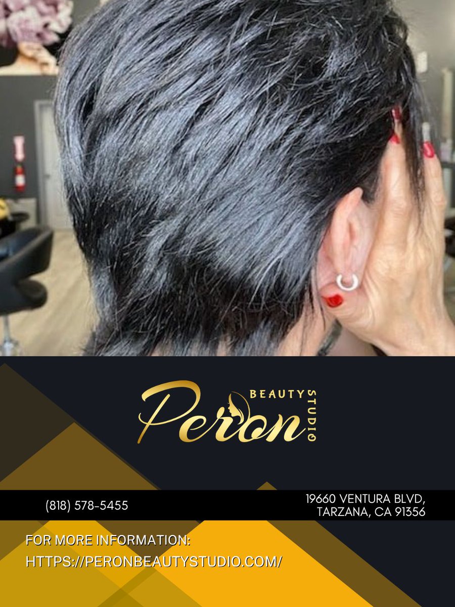 PeronBeauty's tweet photo. A new hairstyle can make a noticeable difference in how you feel each day. Our #WomensHaircuts are tailored to help clients achieve a look they love. Call us today at (818) 578-5455 to reserve your time.
#BookYourAppointment
https://t.co/wRYCzcA67G https://t.co/87No0Jx4A3