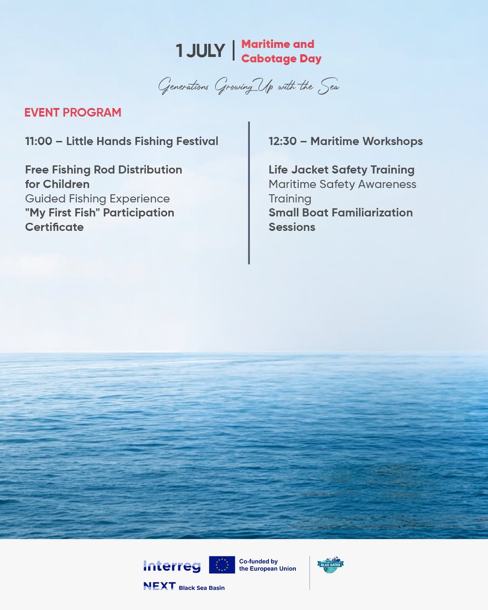BlueGatesProje's tweet photo. The Görele Port Authority cordially invites you to the 1 July Maritime and Cabotage Day Celebration Program. https://t.co/Oe3cwQ8oJ2