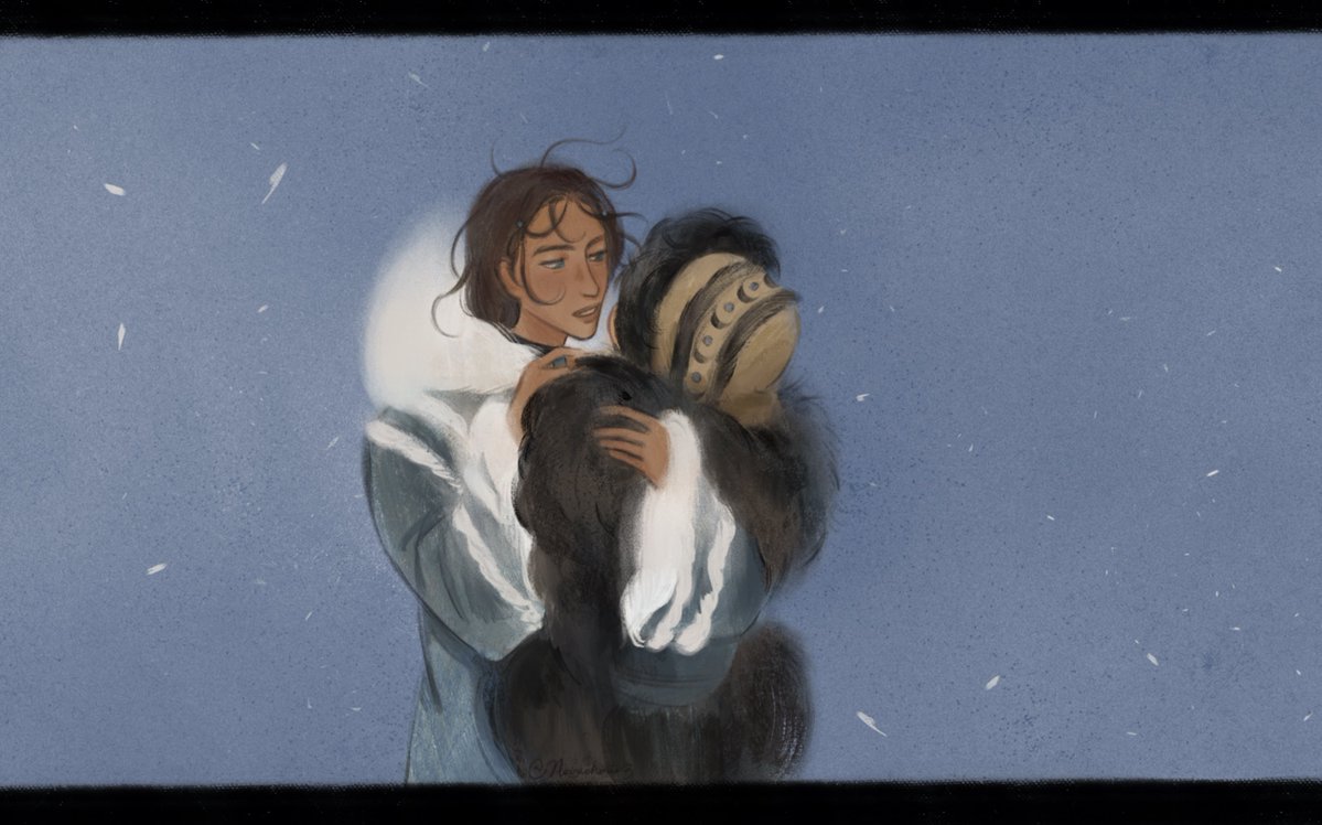 kataangthinker's tweet photo. bumi ii on his first trip to the south pole

katara and bumi 🎨 by @noirecheris3 

ib: ‘home is where you are’ 📖 by @palavenskies https://t.co/z4NX9AU22v