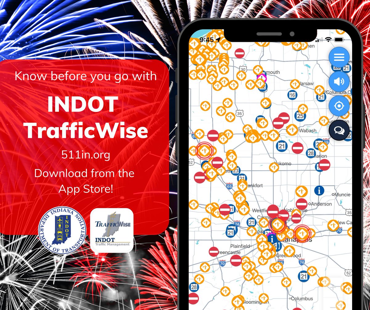 INDOT tweet media