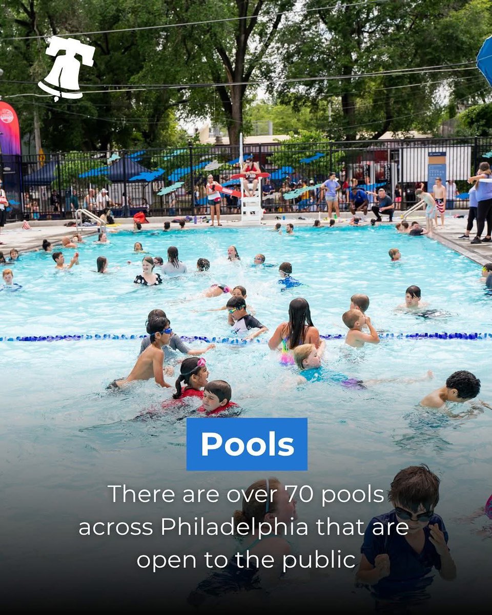 PhiladelphiaGov's tweet photo. 🌡️Temperatures are heating up this week, Philly! 

There are options across the city to keep you safe and cool.

Find @PhilaParkandRec pool and sprayground sites, cooling center locations, @phlpublichealth heat health info, and more at https://t.co/EiyqlUIw0R. https://t.co/JbvT5nPwxV