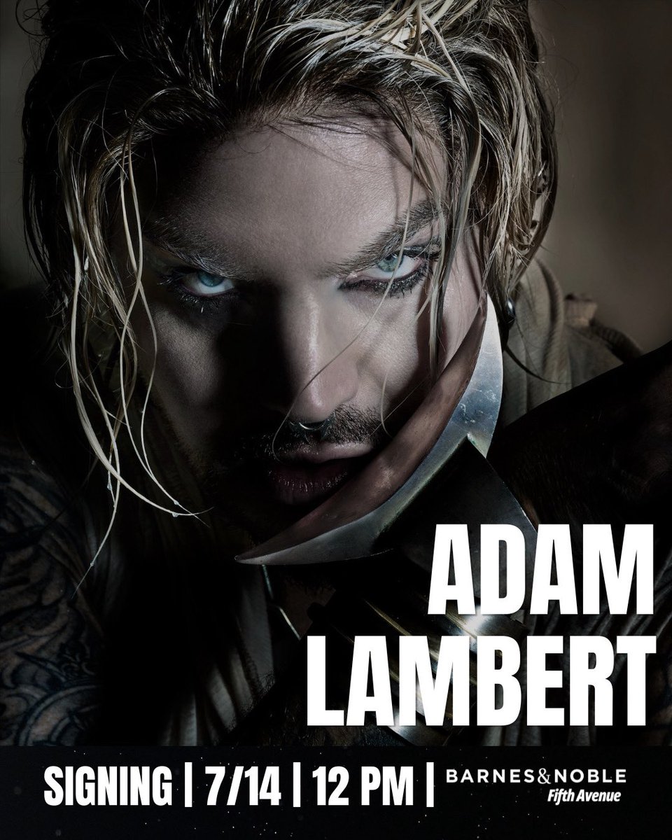 adamlambert's tweet photo. ADAM - ALBUM SIGNINGS. 

LA 7/11: https://t.co/YLiuwatrzL

NYC 7/14: https://t.co/xXGjMeF6ql https://t.co/rlIIgxncH3