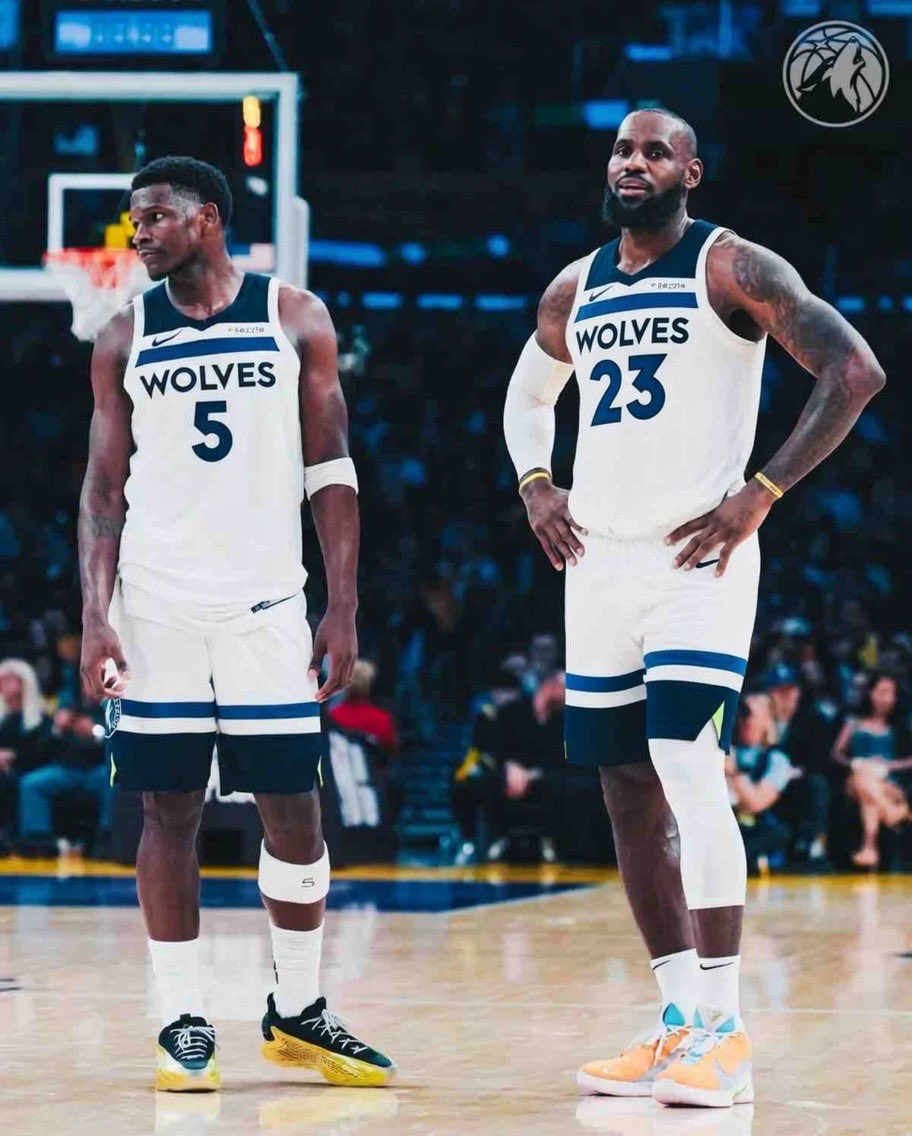 FeelLikeZion's tweet photo. -Get to play with one of your favorite players in Anthony Edwards

-Most perfect fit possible and would play with one of the best Starting 5’s of the century (LaMelo/Ant/Bron/Jaden/Rudy)

-Seal GOAT debate by bringing 1st chip to MIN

Destiny is in your hands @KingJames https://t.co/n7HSZ2TdJ2