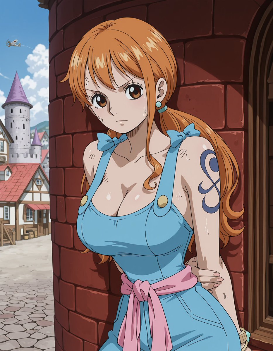 Nen1919's tweet photo. Storms behave better when I wear white. You might not. ⚡️

#Nami #OnePiece #ecchi #waifu https://t.co/bt3MPqRAcl