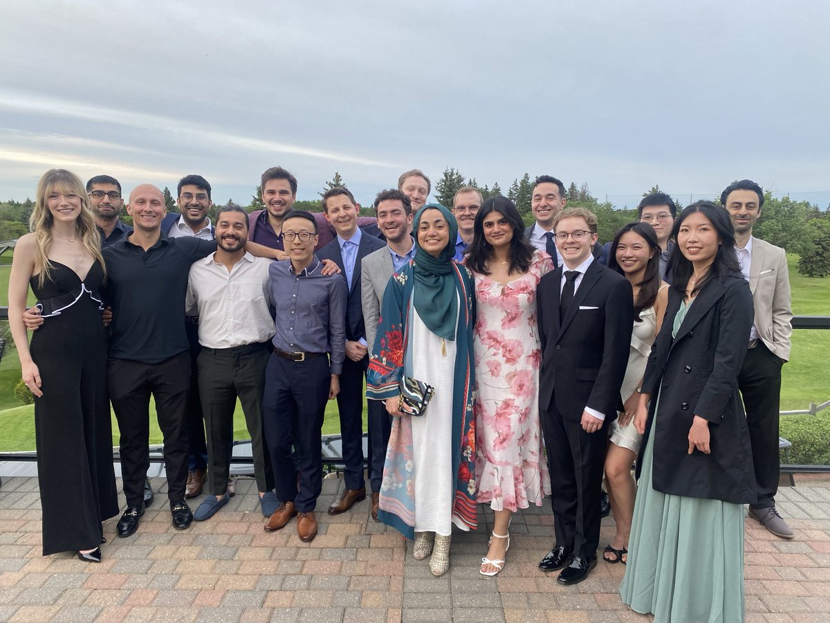 RadResearchSask's tweet photo. What an absolutely amazing group of people. Here are our #radiology residents at our year end party! #radiologylife #redres @USaskHealthSc @USaskMed @usask https://t.co/tgwE5iZNyI