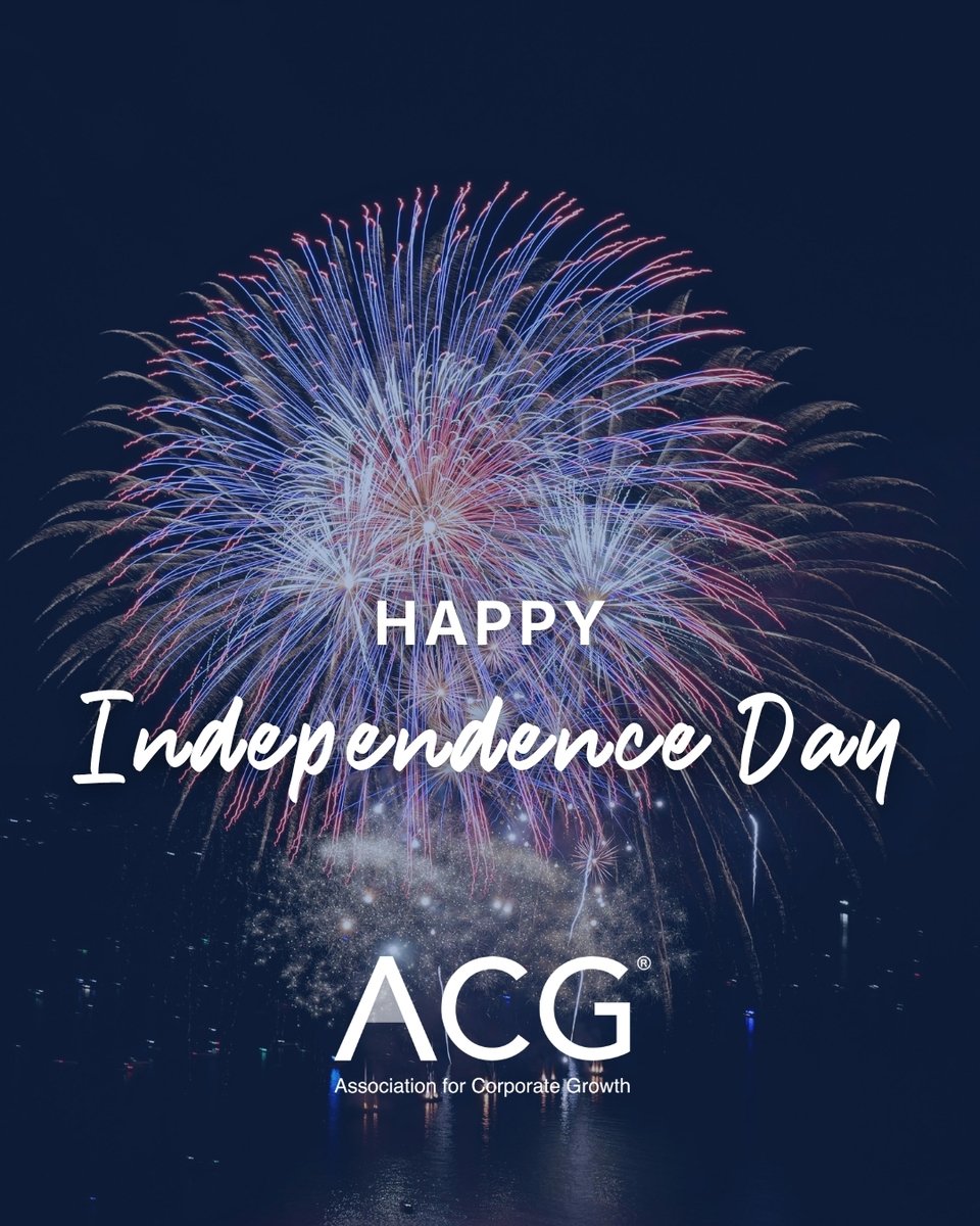 ACGGlobal's tweet photo. Wishing our members and partners a happy Fourth of July! Enjoy the long weekend, and we'll see you back at the dealmaking table soon!

#MiddleMarket #ACG https://t.co/TGNEb1YXwQ