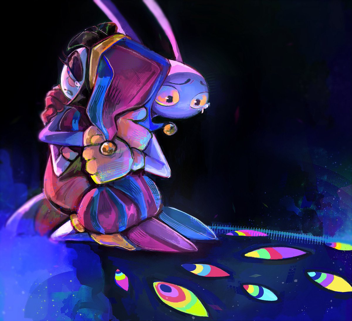 deepoetss's tweet photo. what was it they said? too stubborn to be saved, too stubborn to let go ?

collab w @Maryssco o(^o^)o!
#funnybunny #TADC https://t.co/p5ZlJlI2Qx