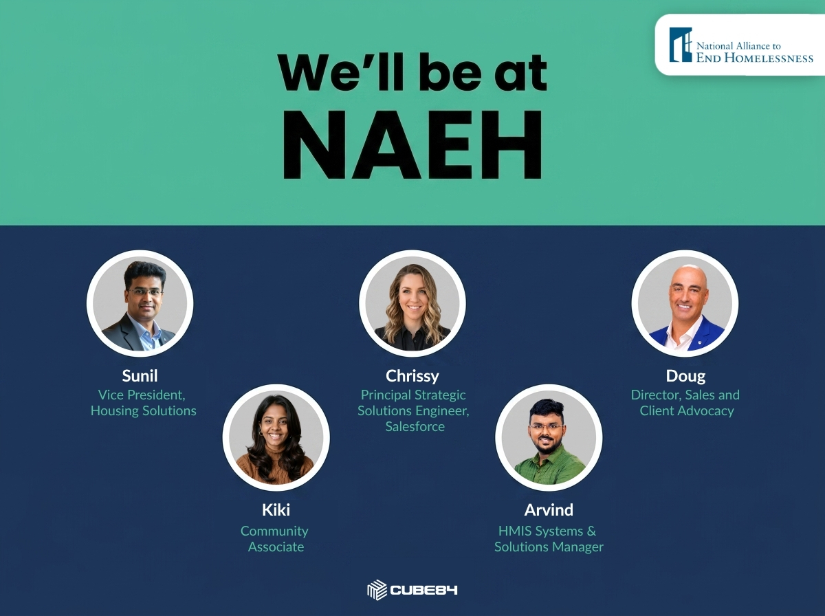 cube84inc's tweet photo. The biggest gathering of housing and homelessness professionals in the country is just a week away.

We'll be at NAEH 2026 in Washington, D.C. (July 8-10).

Let's connect!

#NAEH2026 #CUBE84 https://t.co/PP9DJGTKu4