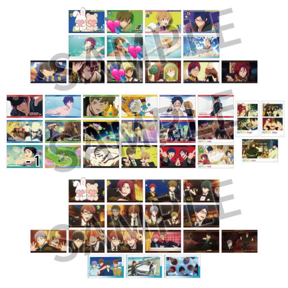 ko_tsu_0225's tweet photo. 《交換譲渡》Free! ブロマイドコレクション Ending Scene

譲)画像参照

求)👑 橘真琴

20セット購入予定
👑については抱き合わせなど御相手様のご希望の買取方法に柔軟に対応させていただきます。
👑が集まり次第💘求めております。 https://t.co/14zFbywRZF
