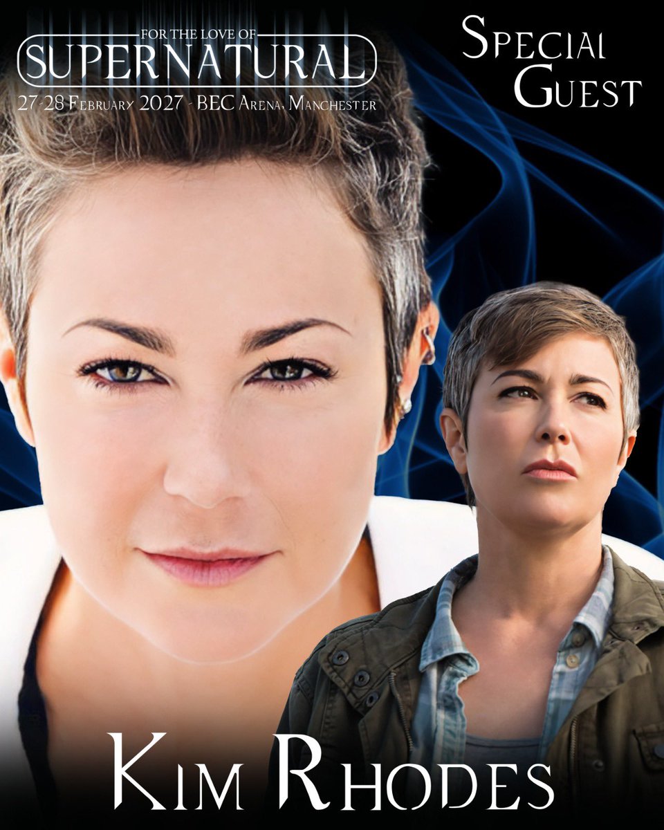 ftlospn's tweet photo. For the Love of Supernatural welcomes Kim Rhodes, known for projects such as Supernatural, Suite Life of Zack &amp; Cody, Kung Fu, Criminal Minds, and many more.

Appearing 27-28 February!

Tickets: https://t.co/dwRH260FtU https://t.co/A8PLGHJRVL