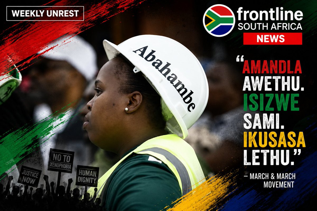 Frontline_ZA's tweet photo. Thousands of March and March supporters flooded Durban's CBD on Monday, bringing sections of the city to a standstill during the highly anticipated 30 June demonstration.

Follow @Frontline_ZA for more updates.

#News #SouthAfrica #Durban #March #Migration https://t.co/IMuI2YipFb
