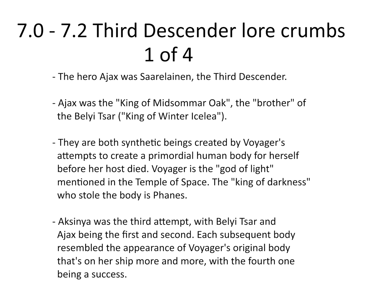 AuntSolarClock's tweet photo. From: AUNT SOLAR CLOCK

🚨Genshin leaks🚨

7.0 - 7.2 Third Descender crumbs

Source: Anonymous

1 of 4 https://t.co/YBkHnGjo6t