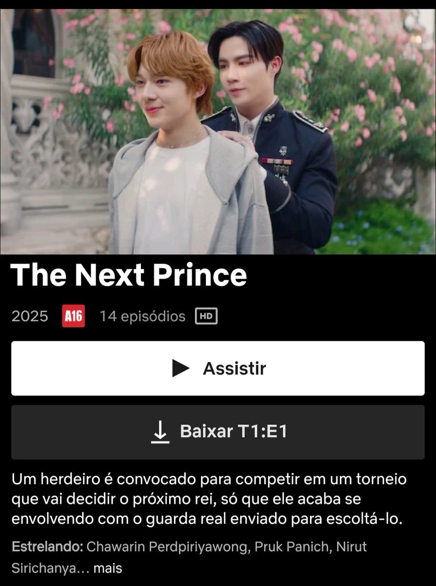 npblent's tweet photo. 🚨 CHEGOU! #TheNextPrince já está disponível no catálogo da Netflix Brasil! 🇧🇷

#ZeeNunew https://t.co/kl217b0USq