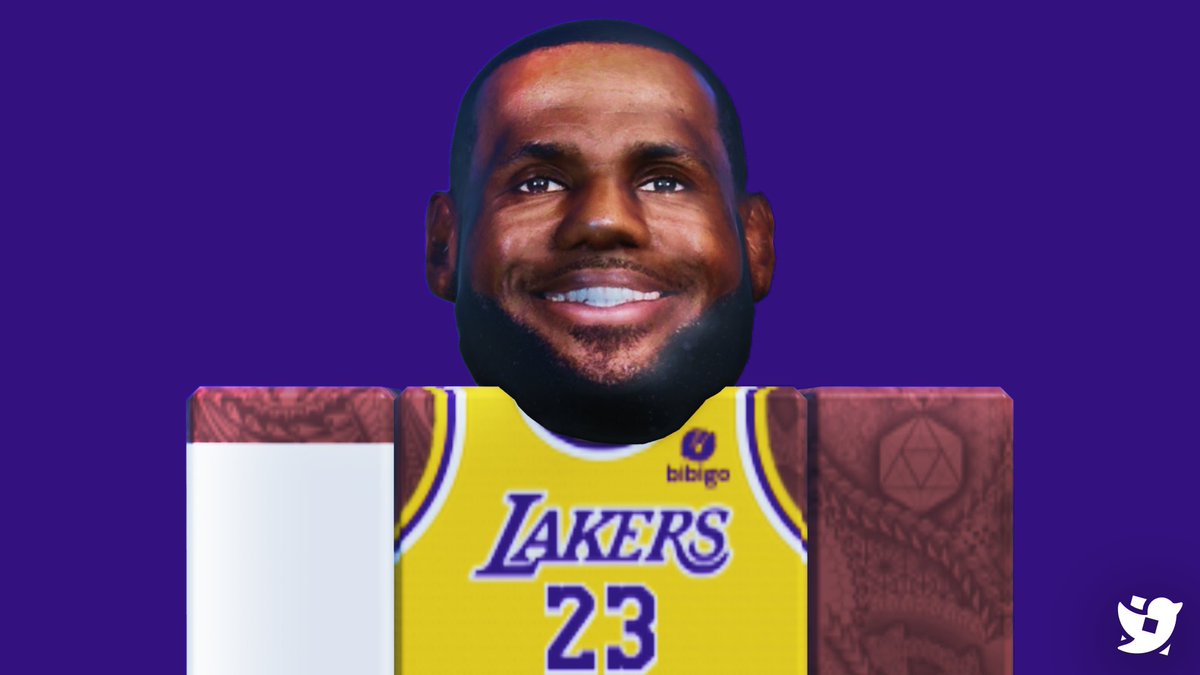 Roblox_RTC's tweet photo. Potential Roblox Player LeBron James will be leaving the Los Angeles Lakers and plans to play elsewhere next season