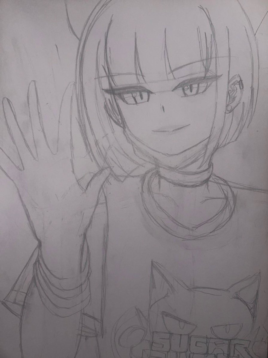 今月描いた絵を晒そう 何も描いてないと思ってたけどミスズ描いてた