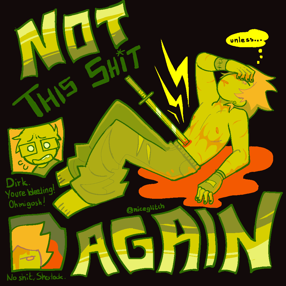 niceglitch's tweet photo. Not this shit again...unless... #dirkjake https://t.co/UuBZEyYZZF