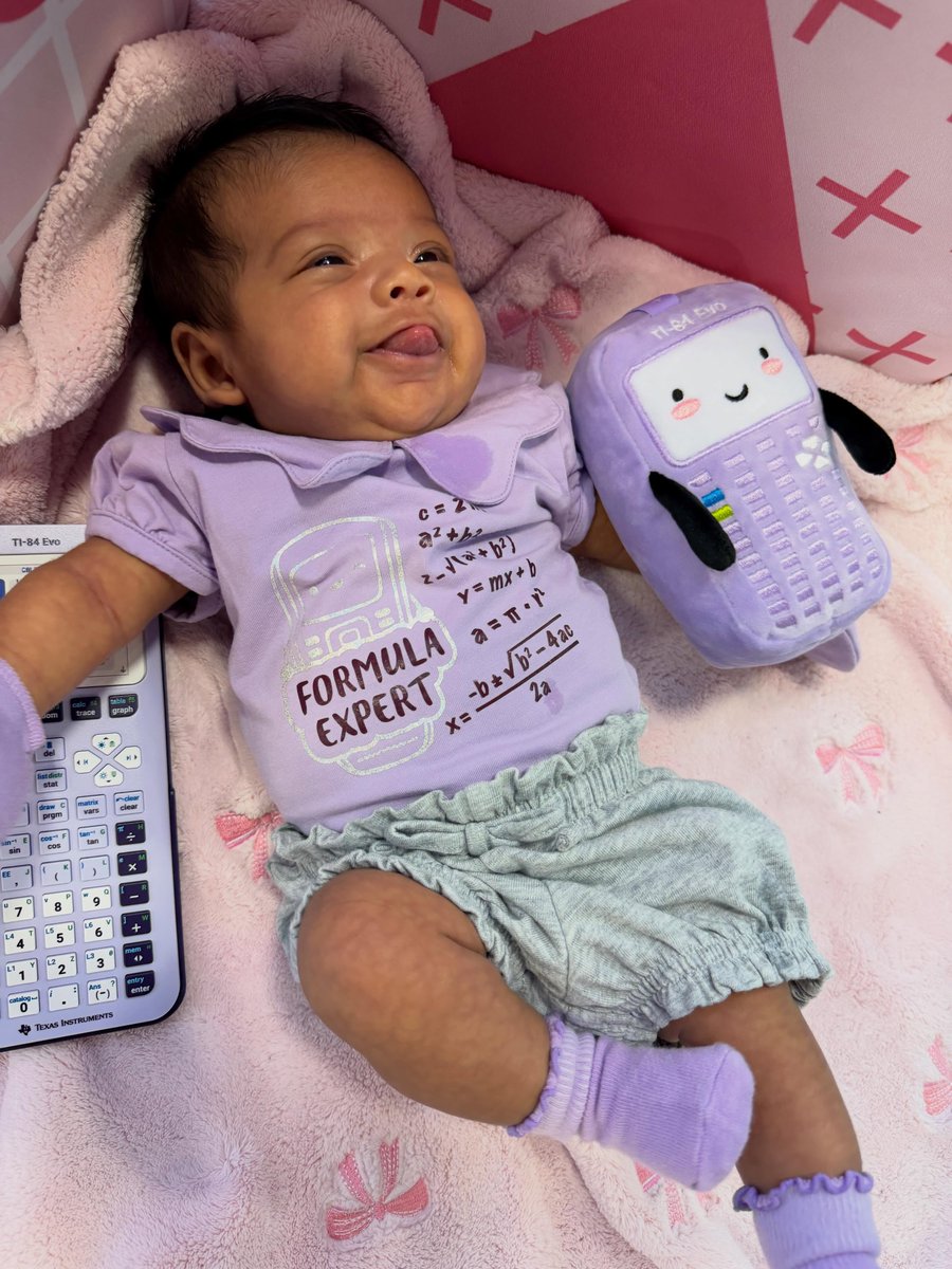 TICalculators's tweet photo. All "new" mathematicians love the all-new TI-84 Evo. 🥰 

💖🥹 This cuteness overload is exponential! 🥹💖 DIY your own – design... 😉 https://t.co/oXzFDmb0zR https://t.co/cr6jW1CKfs