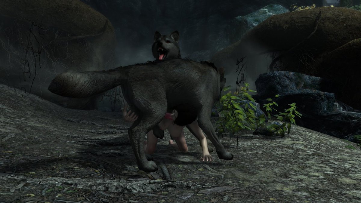 VanyaNord's tweet photo. Got an adventuring job! I was asked to recover some stones in a cave.
When I got there it became clear why they chose me :3
#SkyrimSE #bestiality #knotty #zoo https://t.co/utqhVNwYIq
