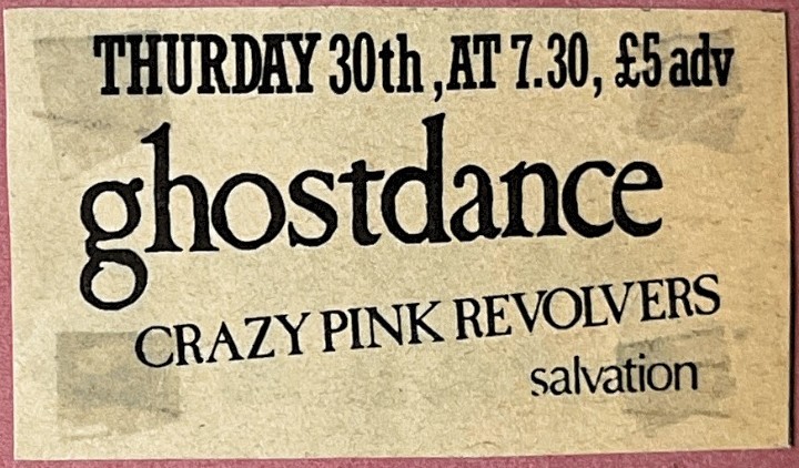 Spegazzinii's tweet photo. #OTD #ghstdance @Annemariehurst4 @thegarymarx #klubfoot #clarendon #salvation @heartlandforum 

1988 - Ghast Dance at The Clarendon Hammersmith London with Salvation https://t.co/uq8FmiWO10