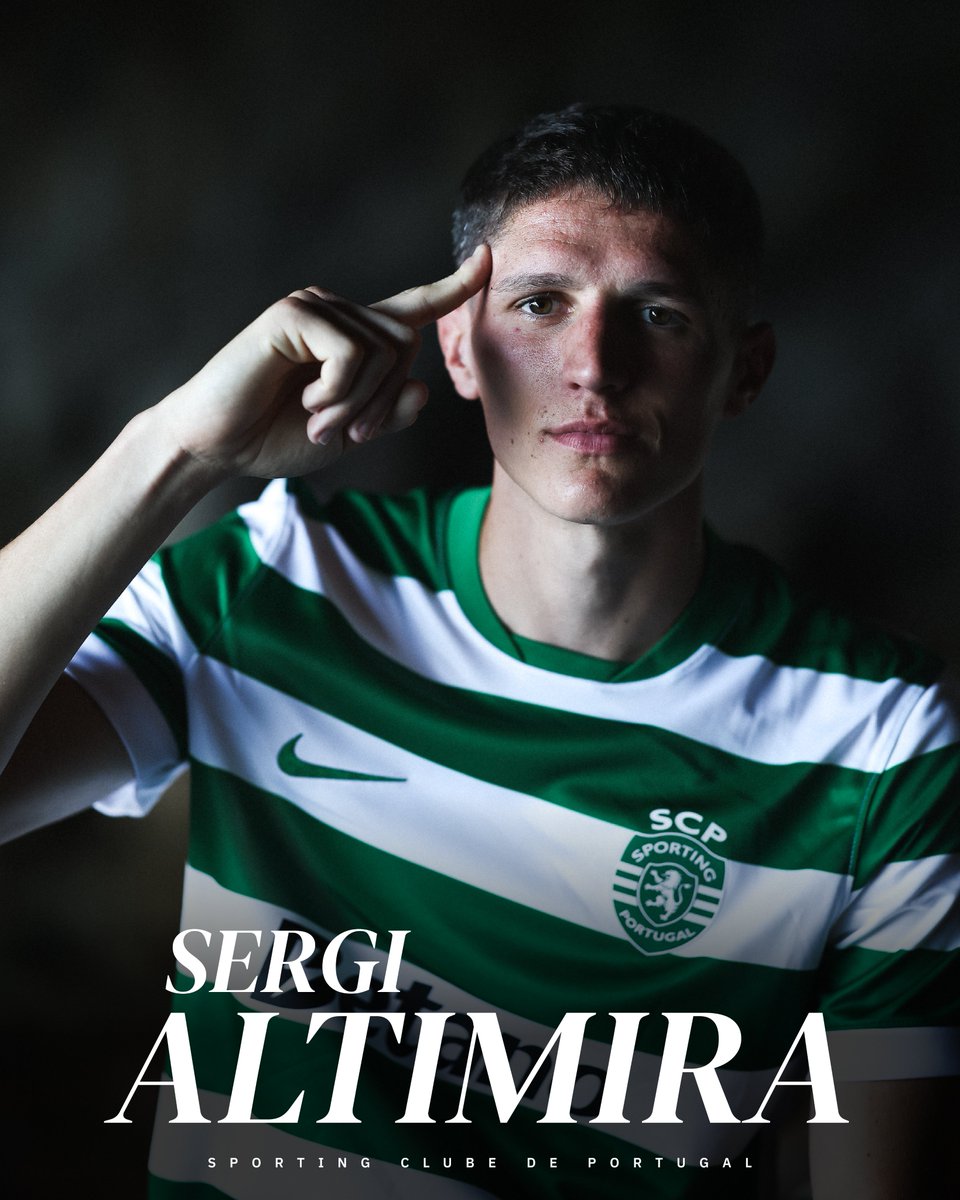 SportingCP's tweet photo. 💬 "O meu principal objectivo é ganhar todos os títulos possíveis." - Sergi Altimira 🦁 https://t.co/3AC2QmDmzB