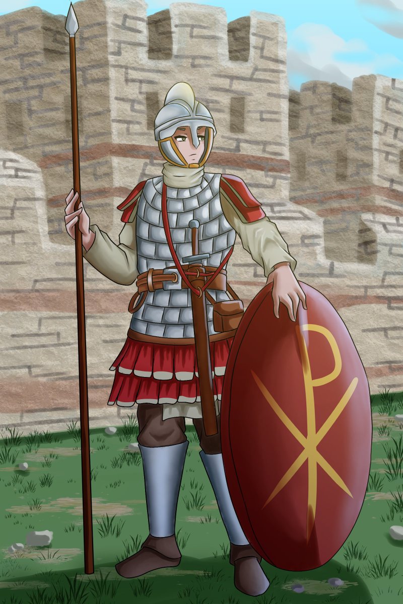 Mentrooper1918's tweet photo. Early Byzantine soldier https://t.co/3ERVDft9DU