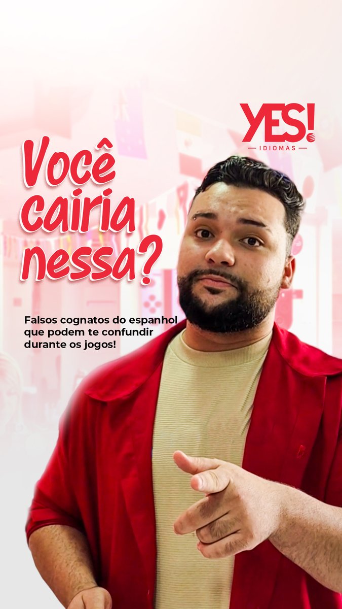 CanalYES's tweet photo. @yessantacruzdaserra_

Você acha que já entendeu tudo porque a palavra parece português? Cuidado! 😅

No espanhol esportivo, algumas palavras podem te fazer cometer verdadeiras "faltas linguísticas". 
E essa é só uma das pegadinhas que separamos para você!⚽
Matrículas abertas https://t.co/OPvPkCA2vN