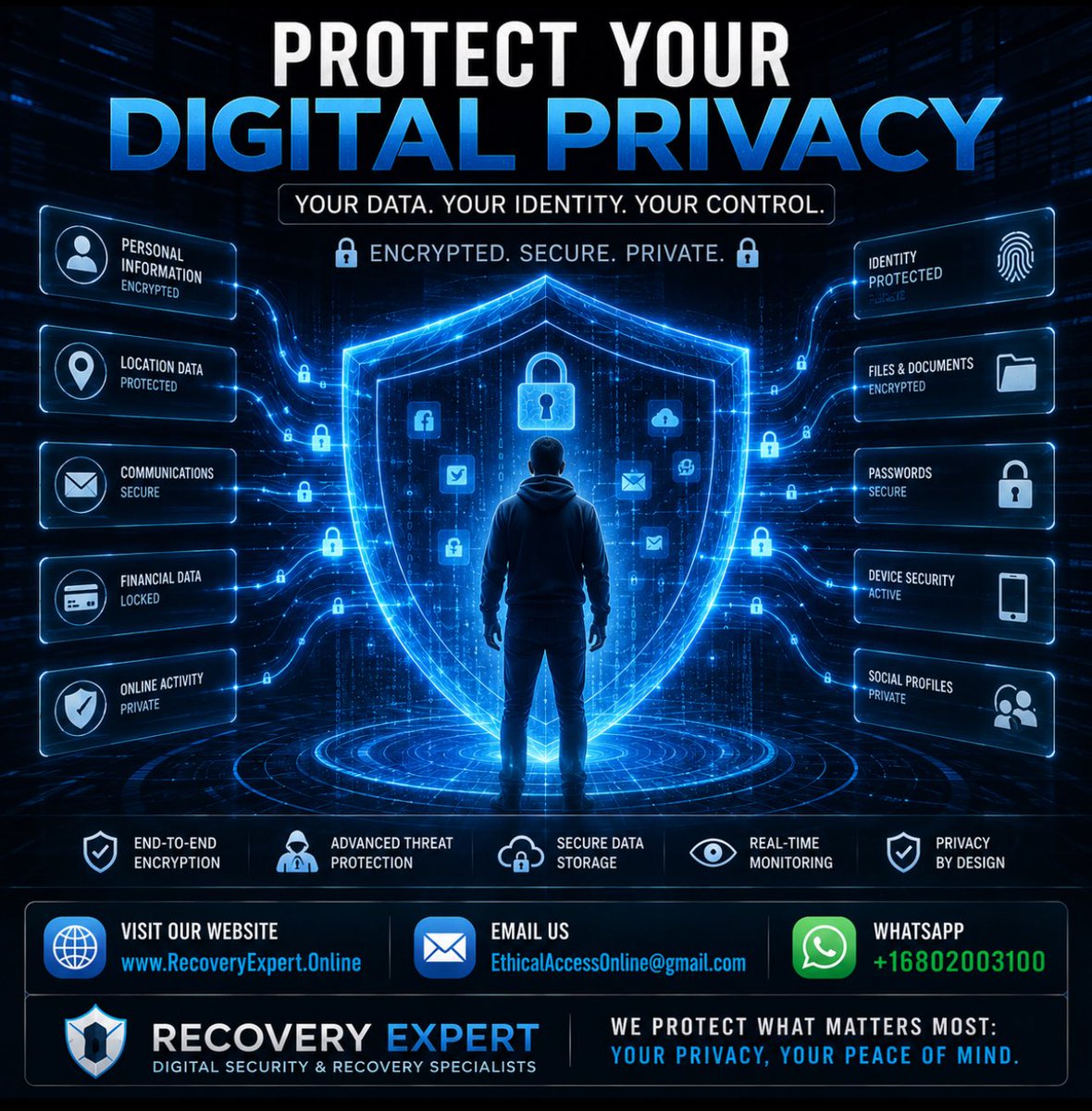 ProCyberExpert's tweet photo. 🔒 Your online privacy starts with you.

Use strong, unique passwords, enable 2FA, avoid suspicious links, and keep your devices updated. Small habits make a big difference.

#PrivacyProtection #CyberAwareness #OnlineSafety #DataProtection #CyberSecurity https://t.co/dG0xnW5C6g