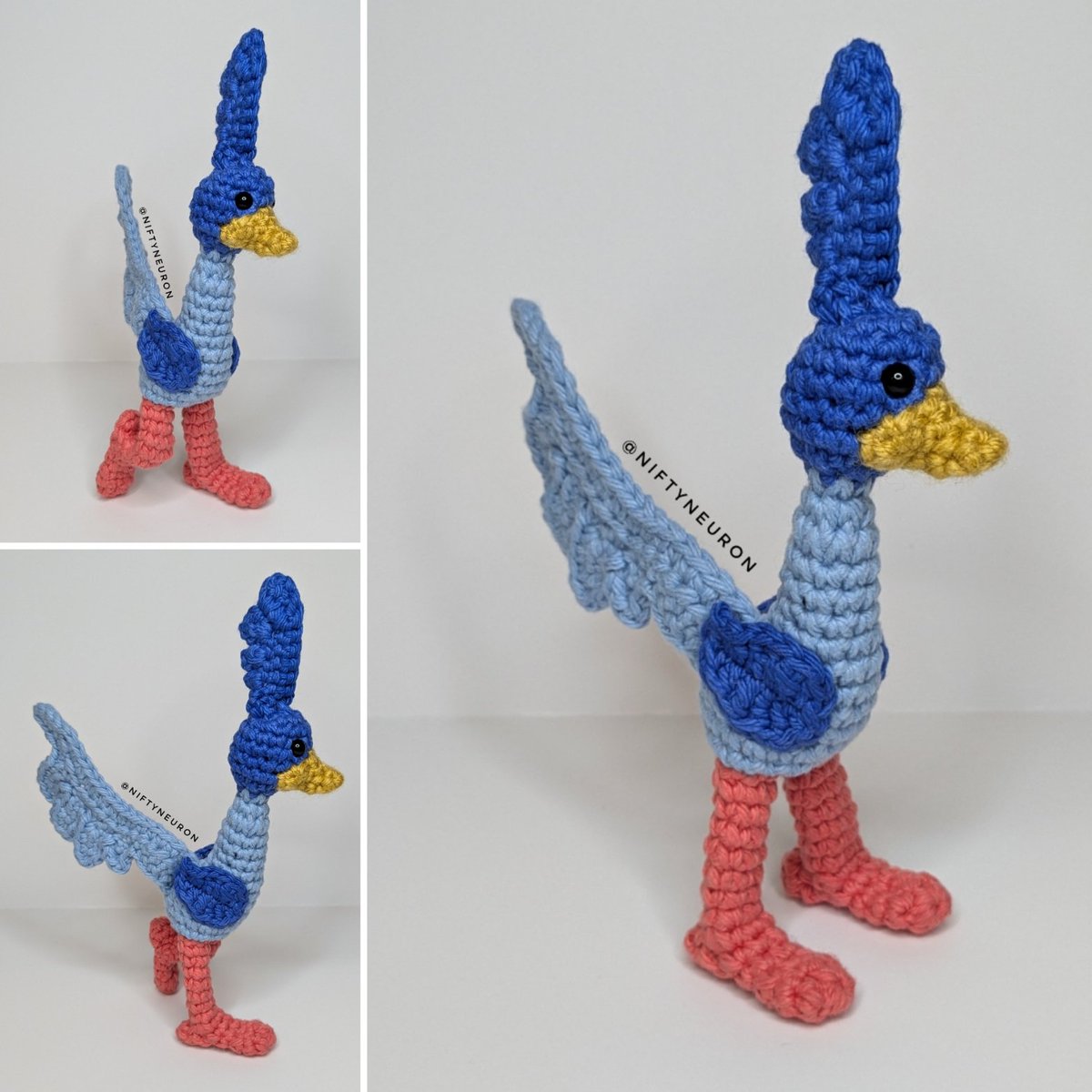 niftyneuron's tweet photo. #crochetDrop year 7, let's go!

MEEP MEEP! Roadrunner is on its way to San Diego!

In honor of #CoyotevsAcme, I crocheted Roadrunner for the SDCC art hunt.

More drop reveals soon; follow me on BlueSky/Instagram/Twitter for alerts #comiccon #artdrop  #SDCC2026 @SD_Comic_Con https://t.co/DC34F7AHiG