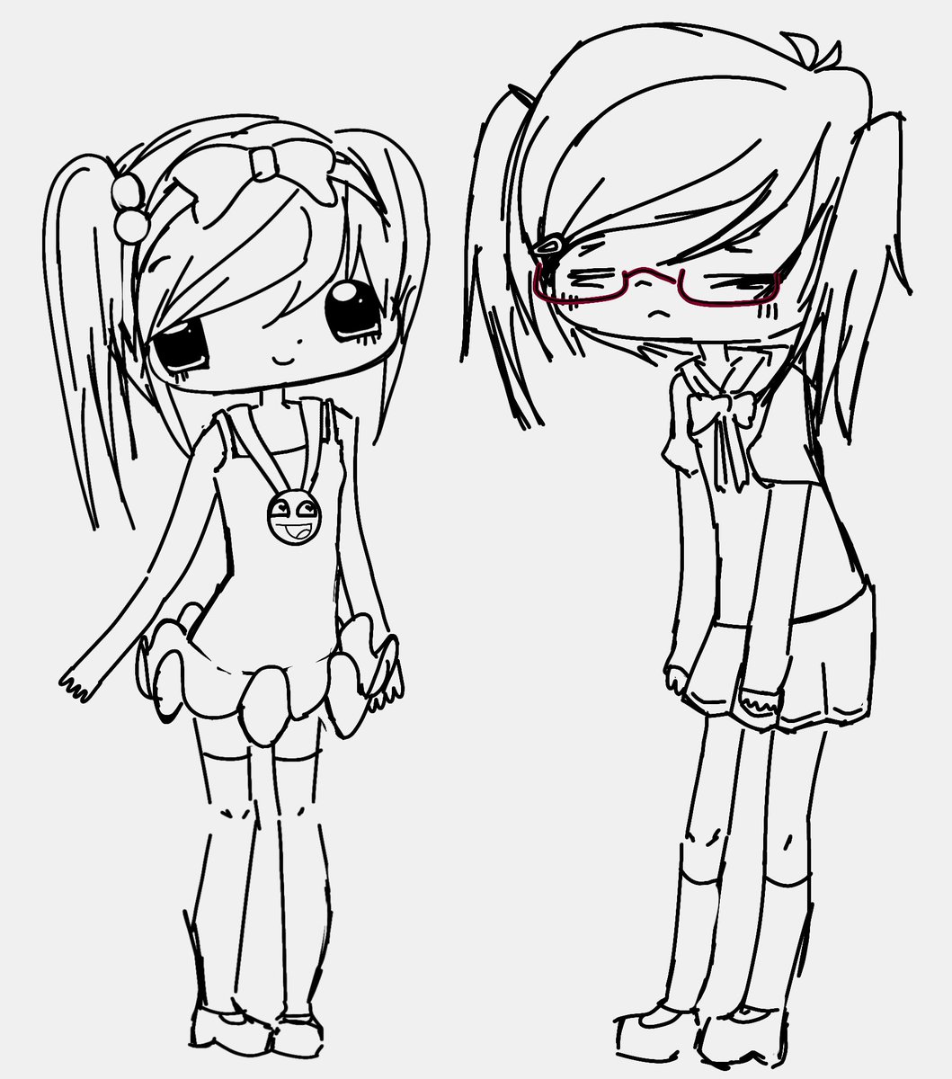 moegrian's tweet photo. maci and gria https://t.co/agBcCgVHih