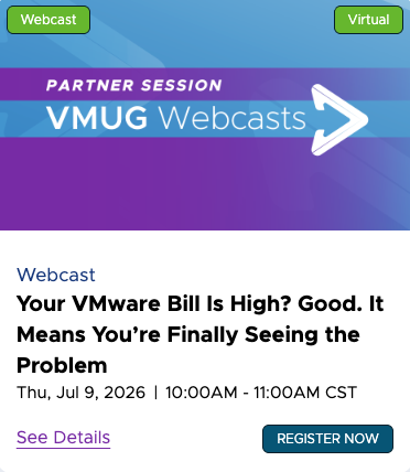 VMware Community Activities tweet media