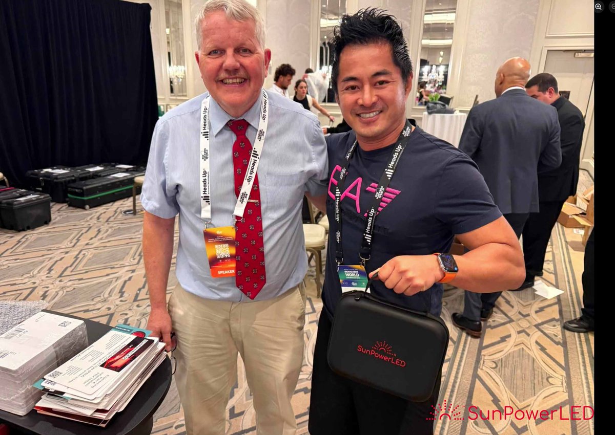 SunPowerLED's tweet photo. This past weekend, our team headed to NYC to the Biohacker's World Conference. Once again, a successful introduction of our products to a hurting world!
#biohackers #sunpowerled #PBM #photobiomodulation #redlighttherapy #lightthatpowersyourbestdays https://t.co/CniTwIpuGn