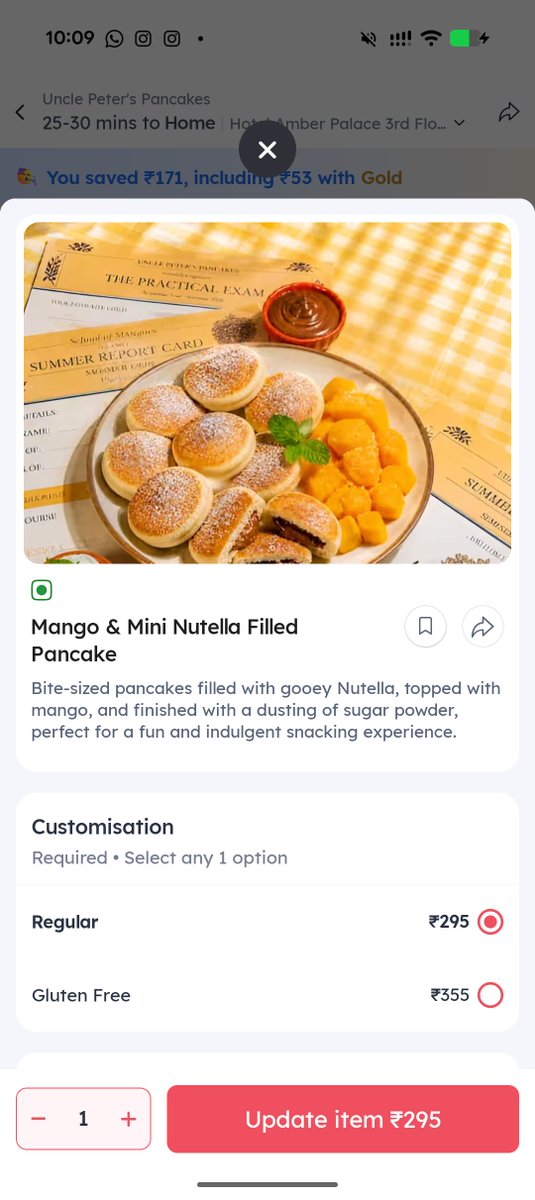 AzmidoThymidine's tweet photo. What I ordered vs what I got and how it was professionally handled by the Zomato team 😄 @zomatocare @zomato https://t.co/DJhJcoOxaa