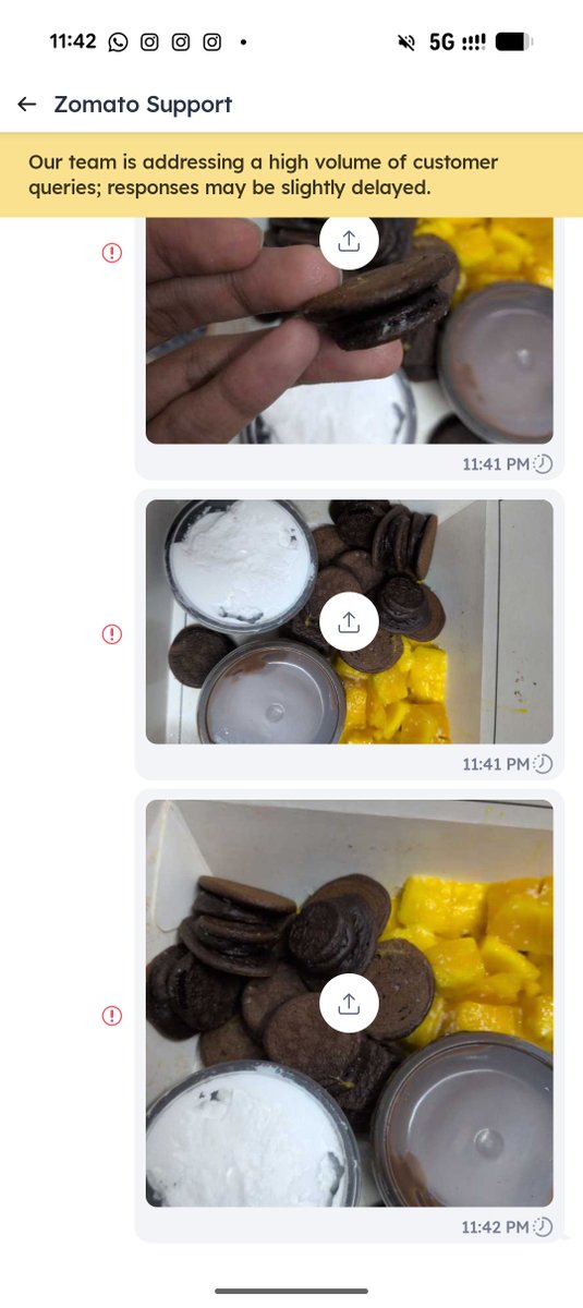 AzmidoThymidine's tweet photo. What I ordered vs what I got and how it was professionally handled by the Zomato team 😄 @zomatocare @zomato https://t.co/DJhJcoOxaa