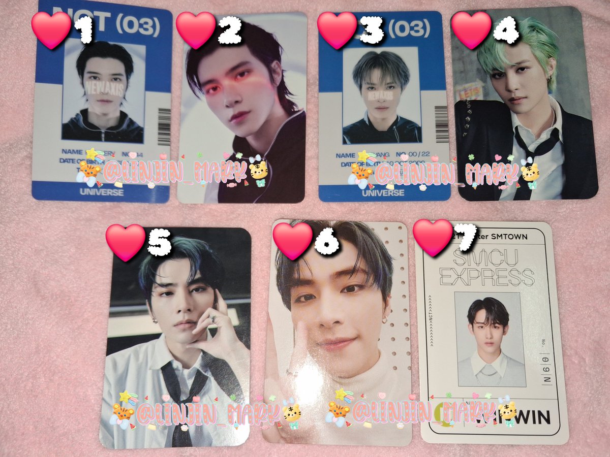 linjin_mark's tweet photo. sale การ์ด คุน หยางหยาง เซียวจวิ้น 
เฮนเดอรี่ วินวิน

💸 💚 ใบละ 30 บาท
      ❤️ ใบละ 25 บาท 
      🖤 ใบละ 20 บาท

💵 ~ เหมากอง 300 รวมส่ง
       
📮ลทบ 35 📧 EMS 60

⭕ไม่ถ่ายเพิ่มเติม อาจมีตำหนิหรือไม่มี

#ตลาดนัดnct #ตลาดนัดอซท 
#ตลาดนัดwayv
#ตลาดนัดnctเววี #ตลาดนัดเววี่ https://t.co/yfjtCqi8uT