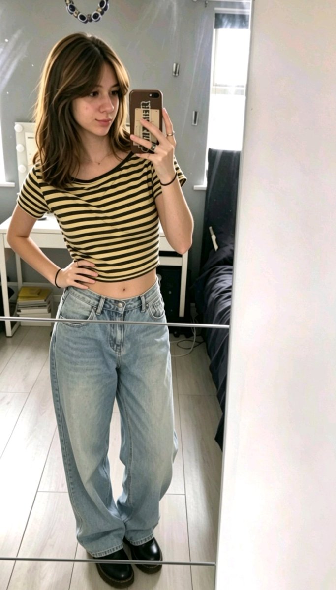 Alishafarr0w0's tweet photo. Good afternooooon!!!
#selfie #mirrorselfie #fit #fitcheck #denim #jeans #docmartin #hot #teen #chav https://t.co/YcJNoEgVQW